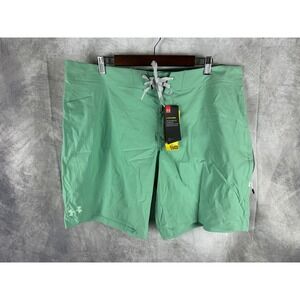 Under Armour UA Storm Board Shorts Mens 40 Green Water Resistant Swim Trunks NEW